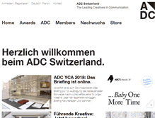 Tablet Screenshot of adc.ch