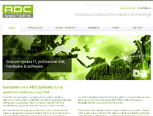 Tablet Screenshot of adc.cz