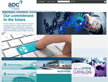 Tablet Screenshot of adc.es